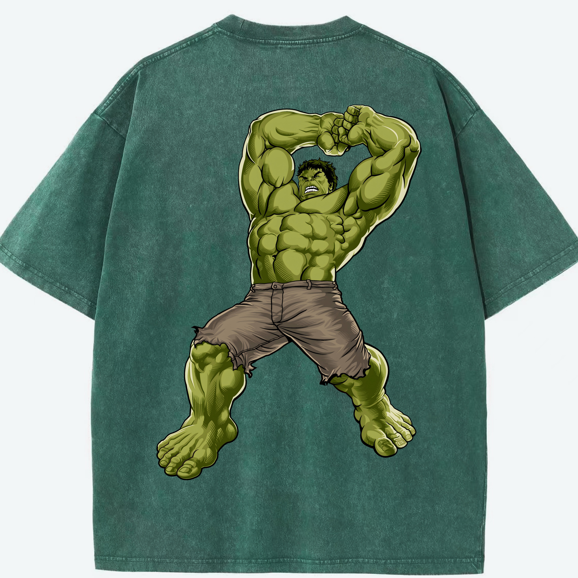 （画像用） アベンジャーズ The Avengers 綿100% ヴィンテージ風 半袖Tシャツ（背面プリント）